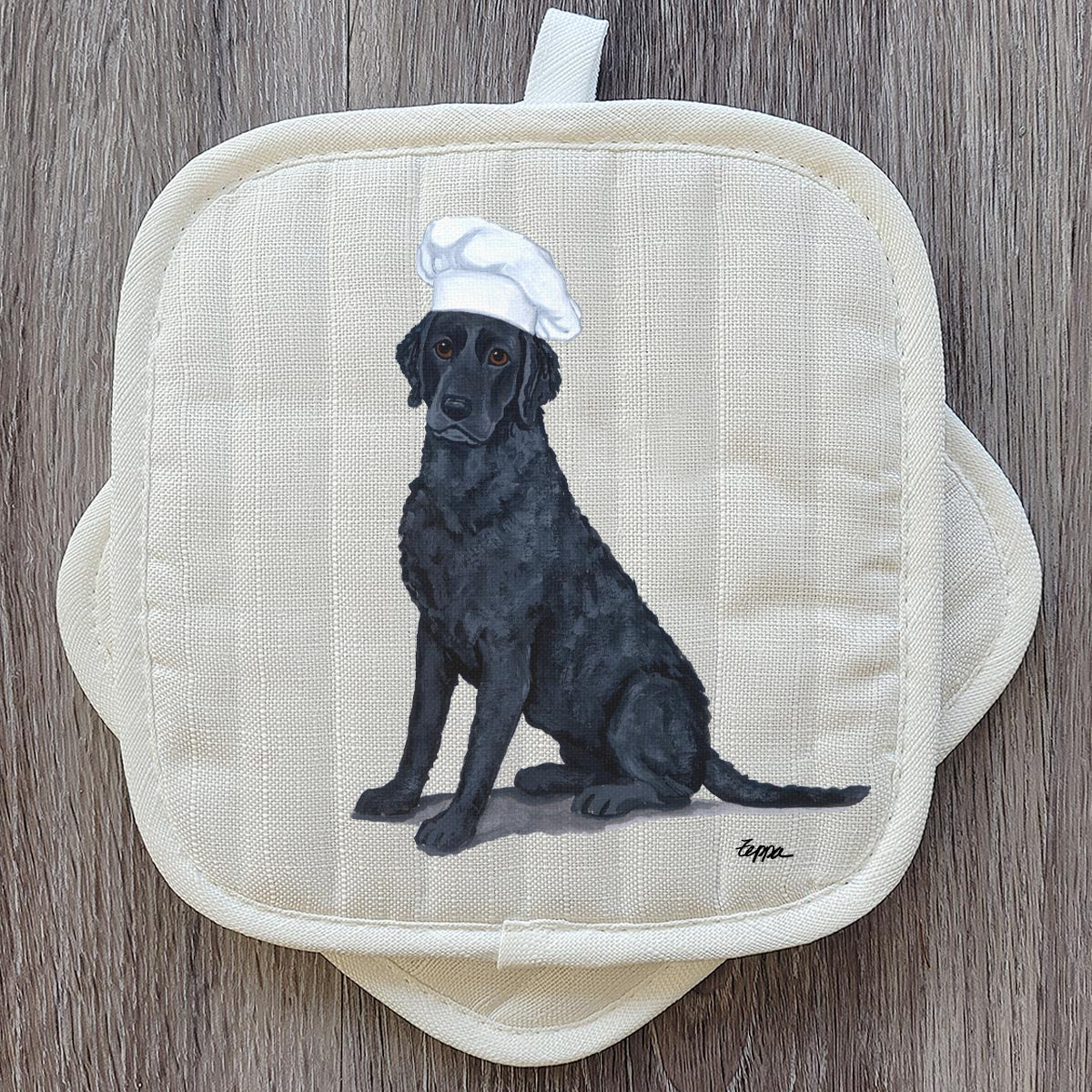 Curly Coated Retriever Pot Holder Set