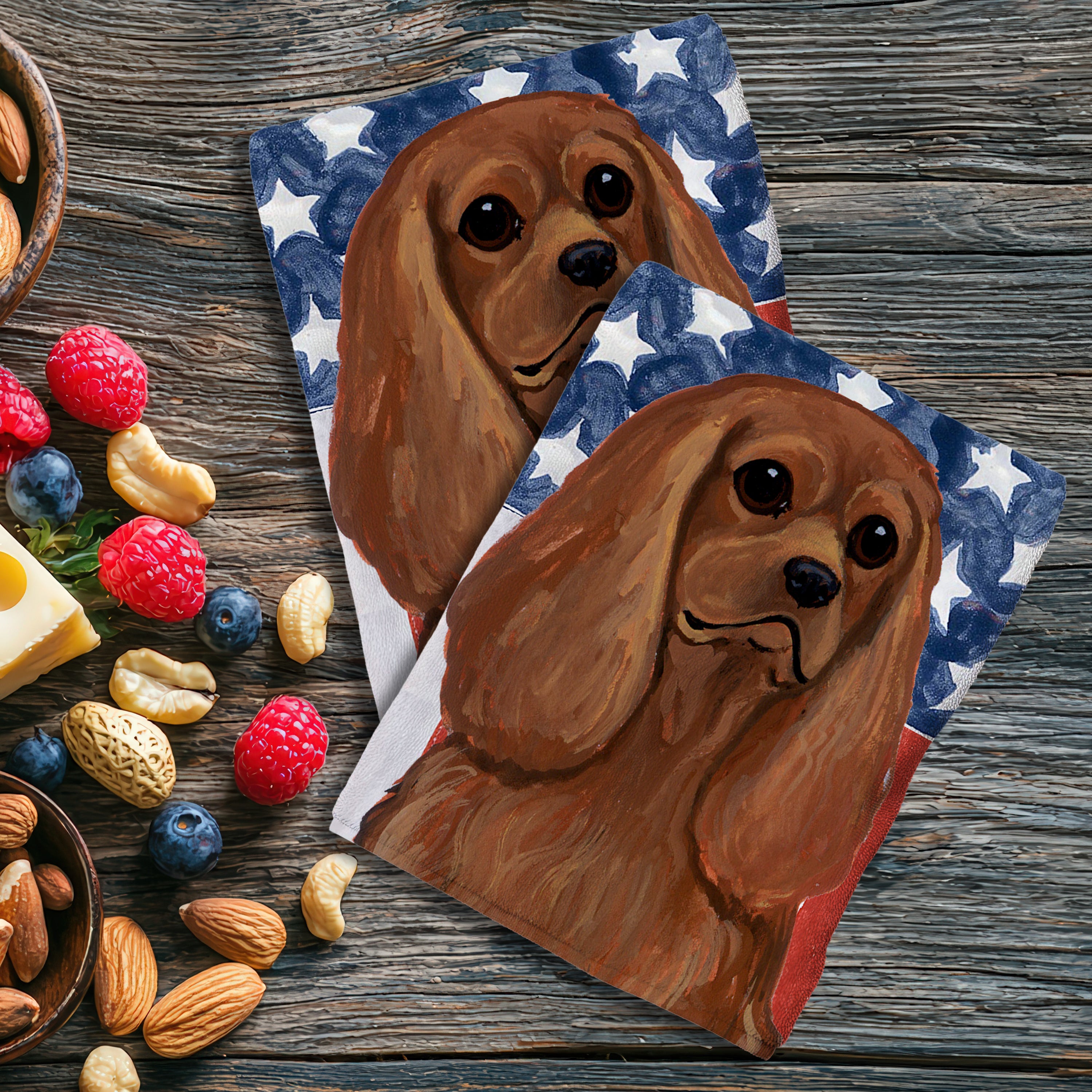 Ruby Cavalier Americana Kitchen Towel Set