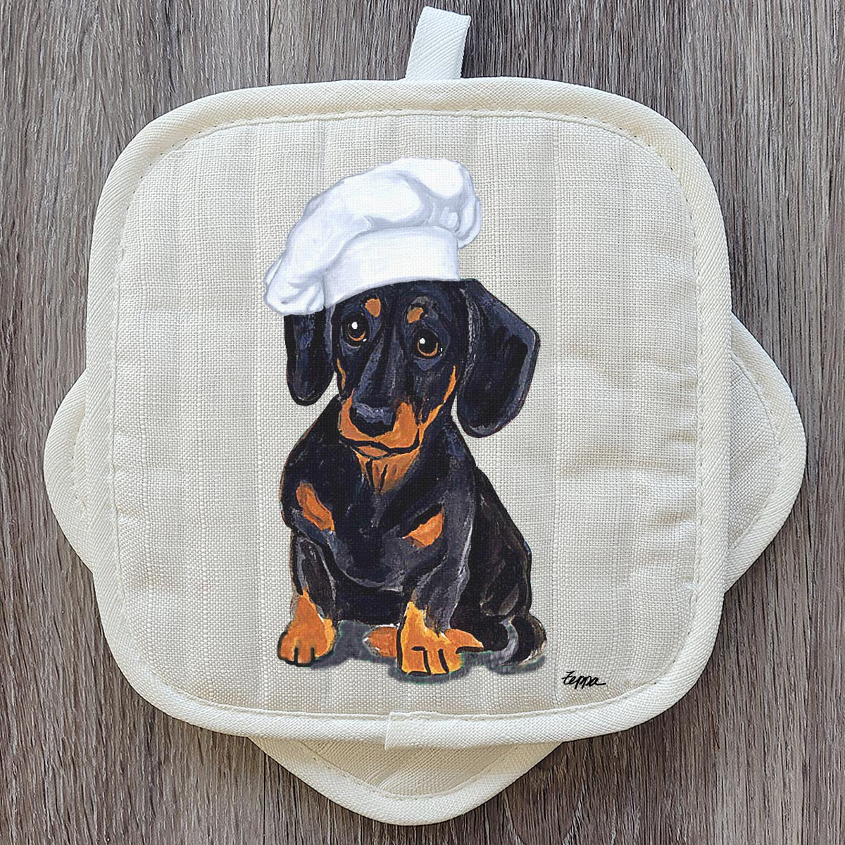 Black and Tan Dachshund Pot Holders