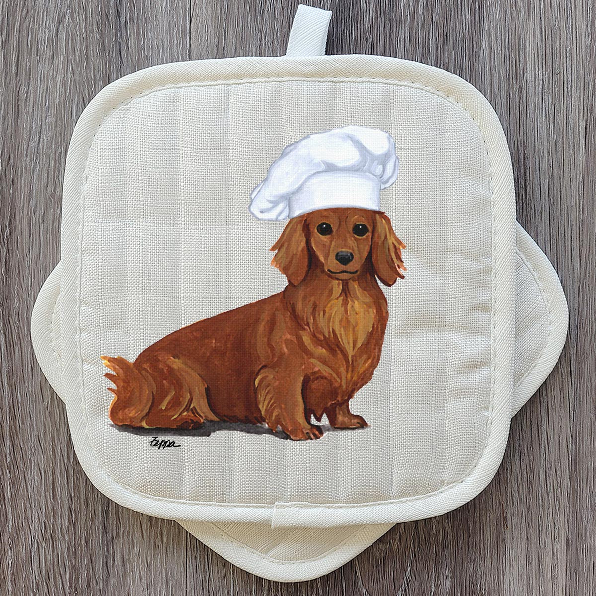 Dachshund Pot Holder Set