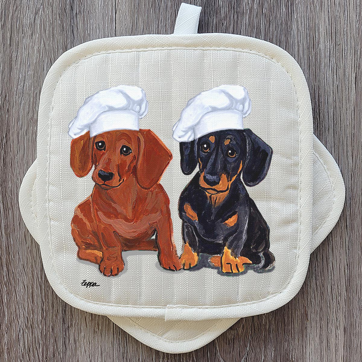 Dachshund Pot Holder Set