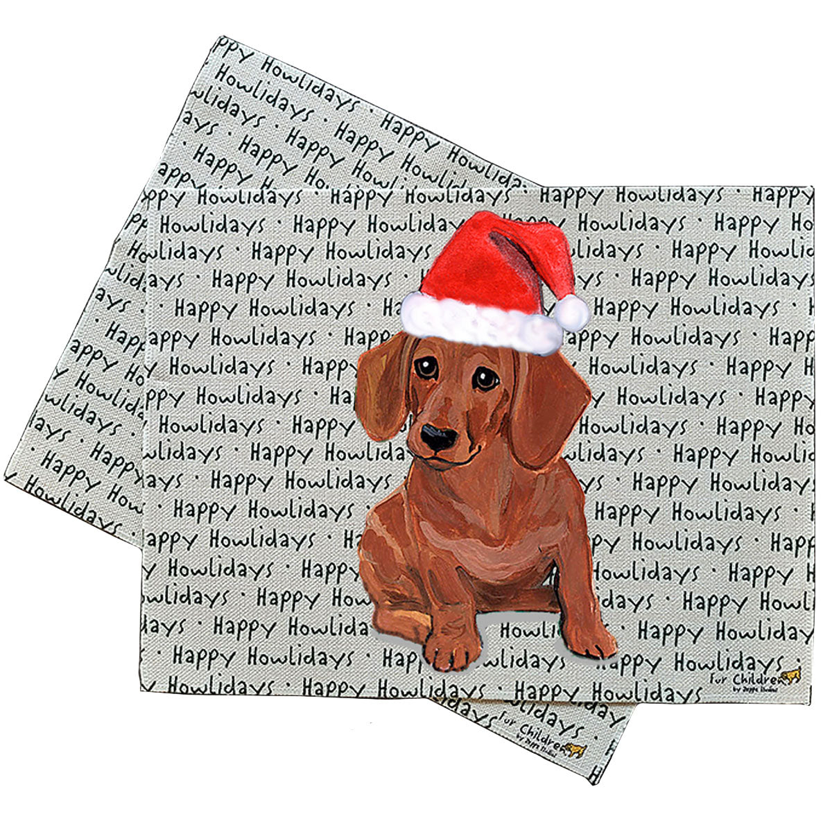 Dachshund Howliday Placemats