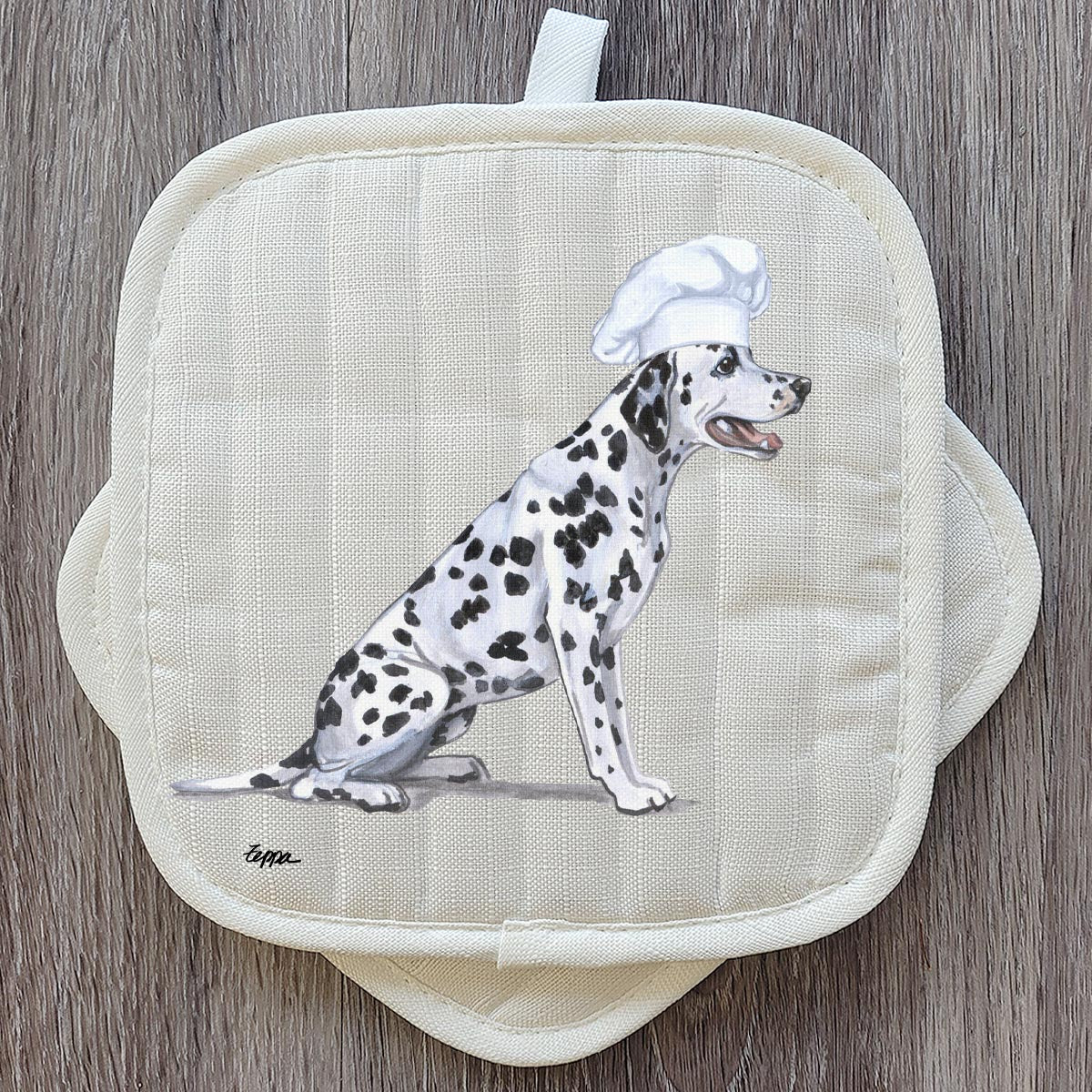 Dalmatian Pot Holder Set