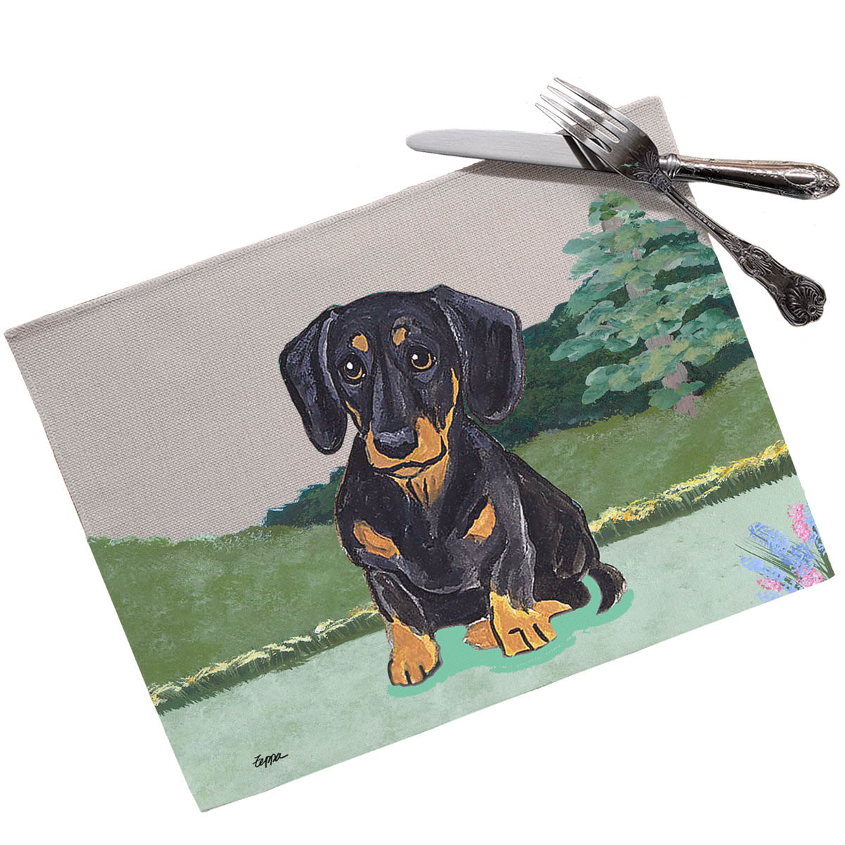 Dachshund Scenic Placemats