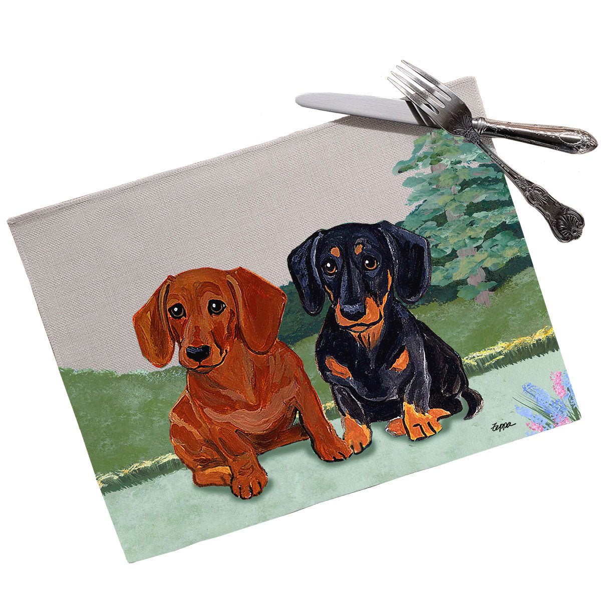 Dachshund Scenic Placemats