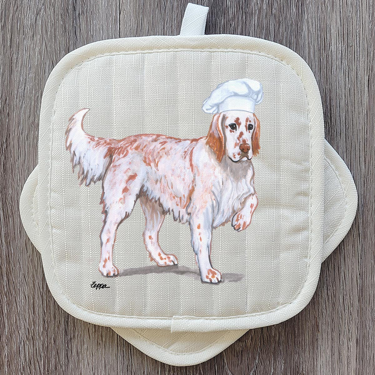 English Setter, Red Belton Pot Holder