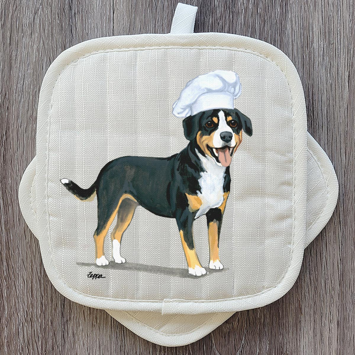 Entelbucher Mountain Dog Pot Holder Set