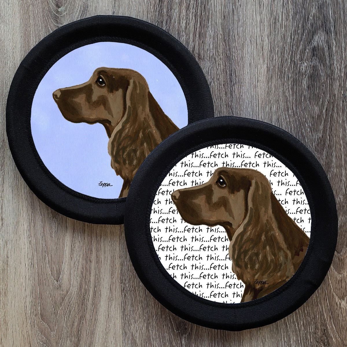 Field Spaniel FotoFrisby Flying Disk Dog Toy