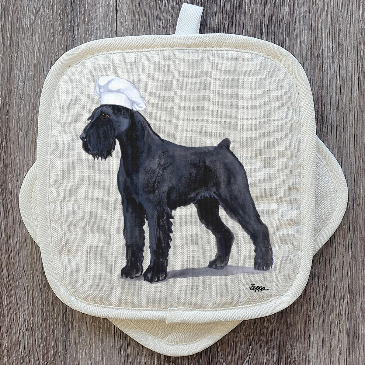 Giant Schnauzer Pot Holder Set