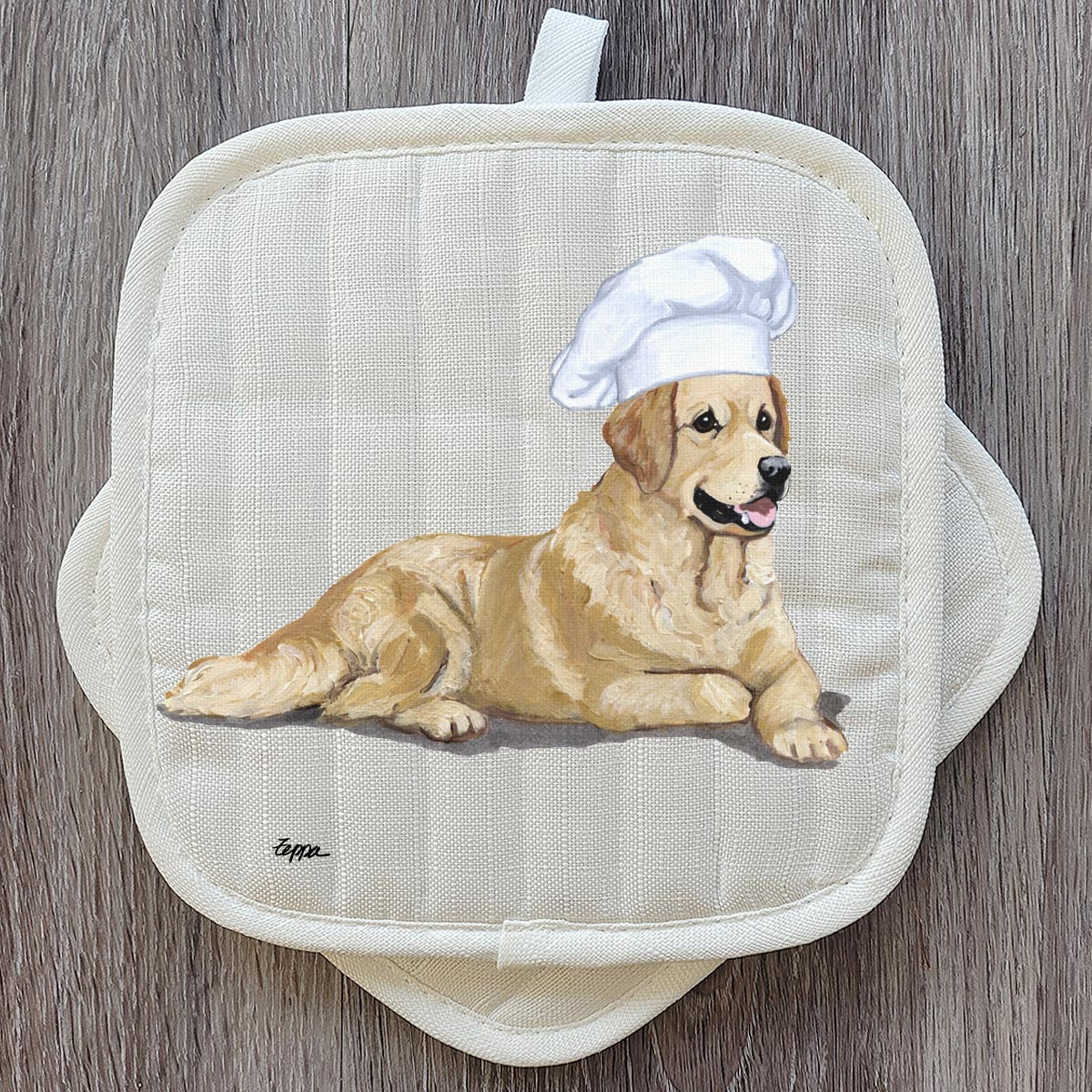 Golden Retriever Pot Holder