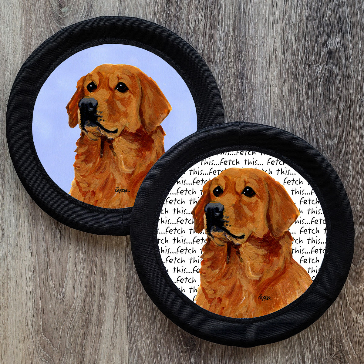 Red Golden Retriever FotoFrisby Flying Disk Dog Toy
