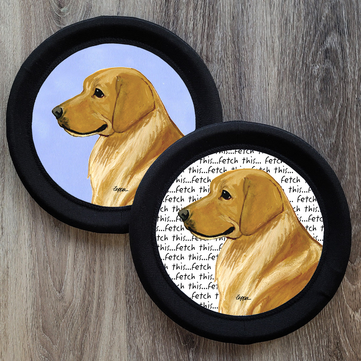 Golden Retriever Profile FotoFrisby Flying Disk Dog Toy