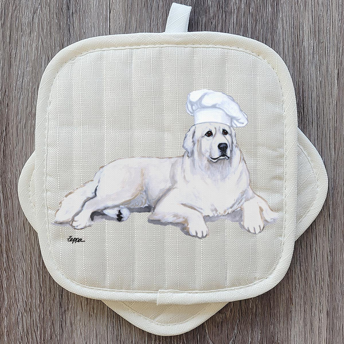 Great Pyrenees Pot Holder Set