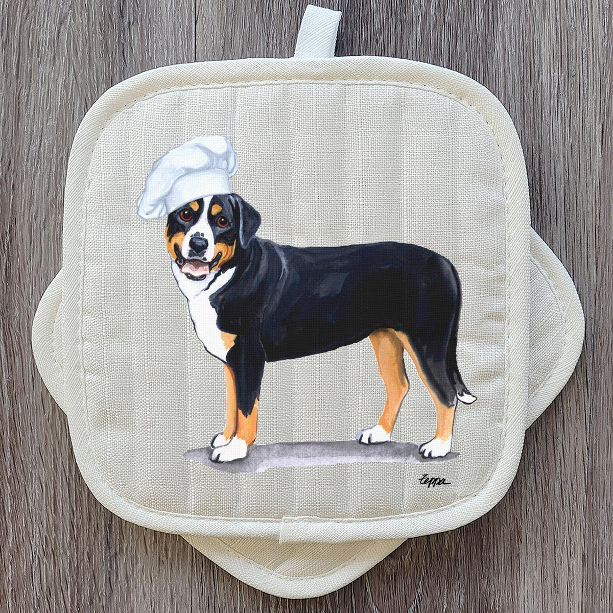 Greater Swiss Mountain Dog Pot Holder Set