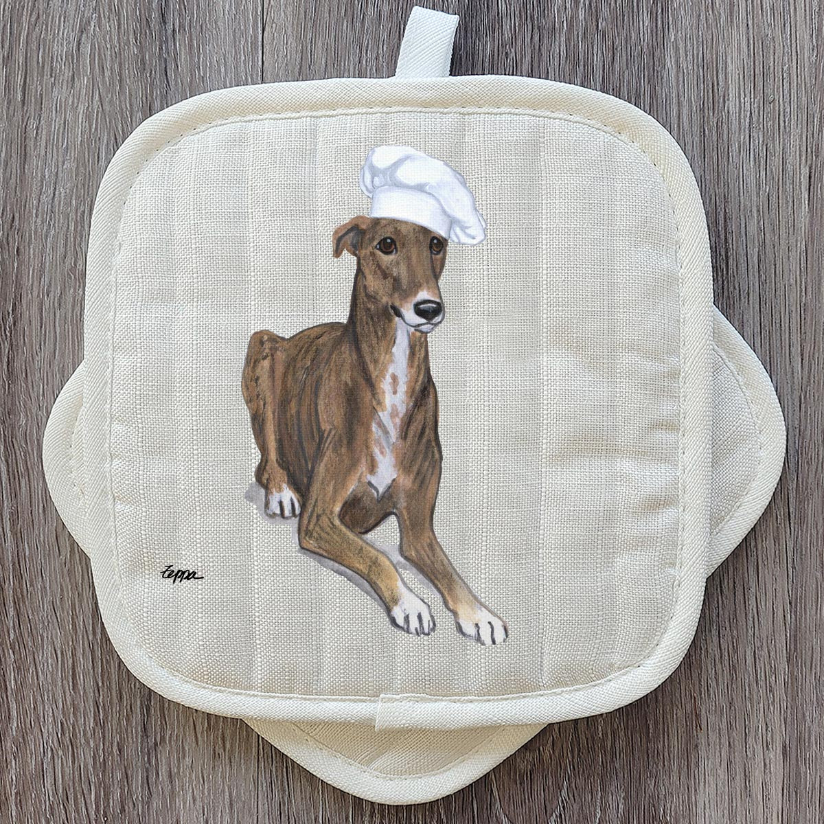 Greyhound Pot Holder Set