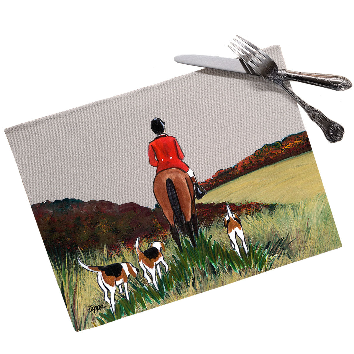 Fox Hunt Scenic Placemats