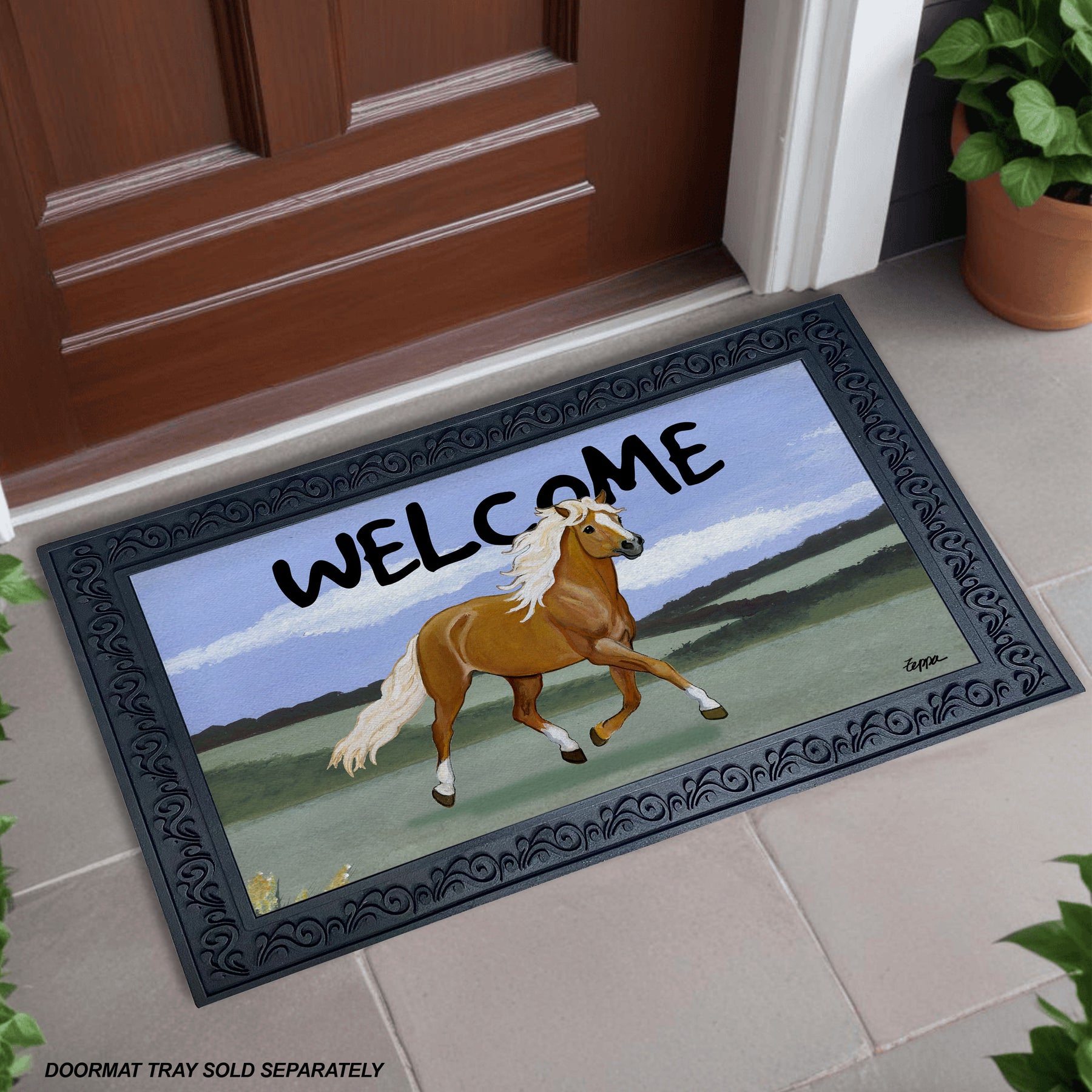 Haflinger Welcome Mat