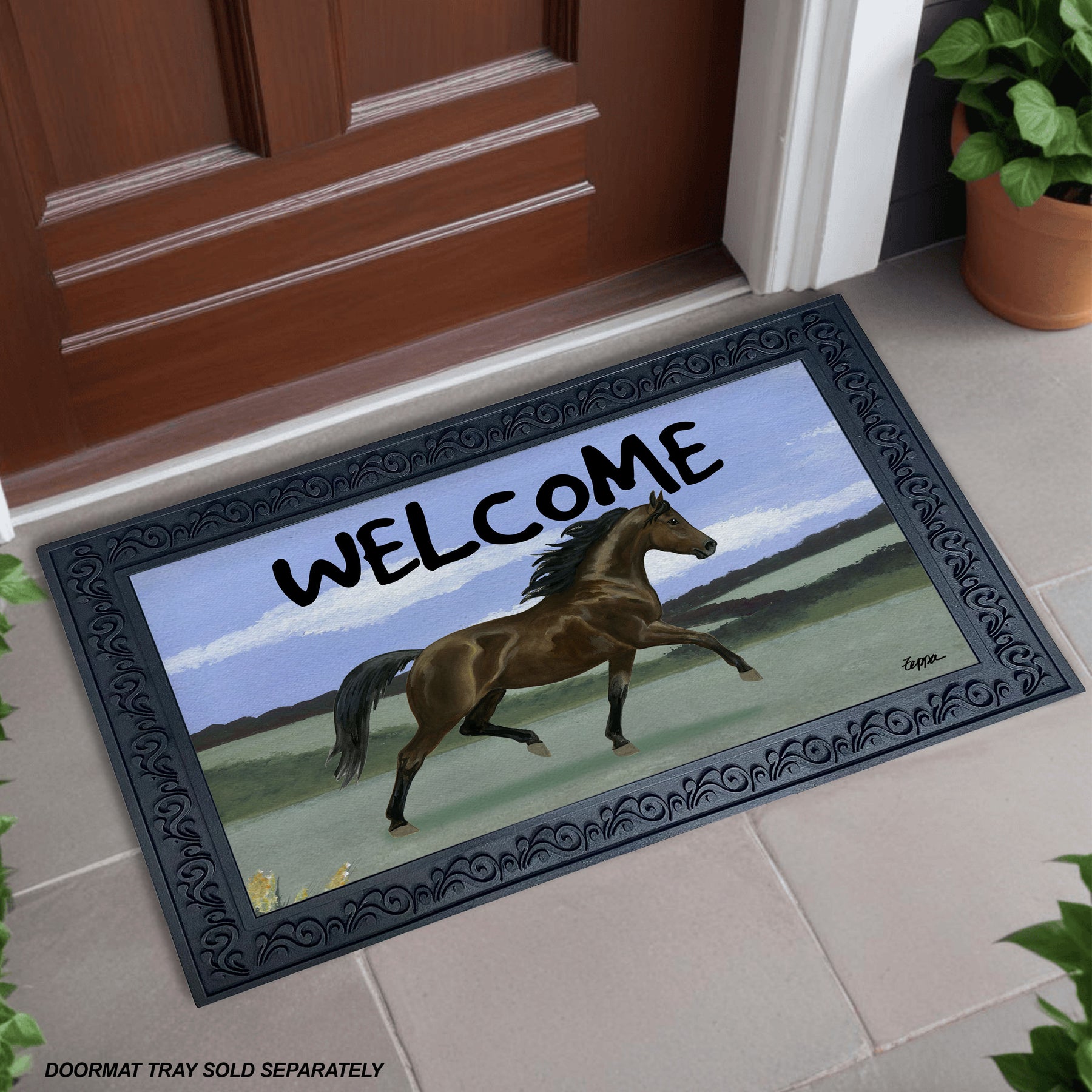 Morgan Horse Welcome Mat