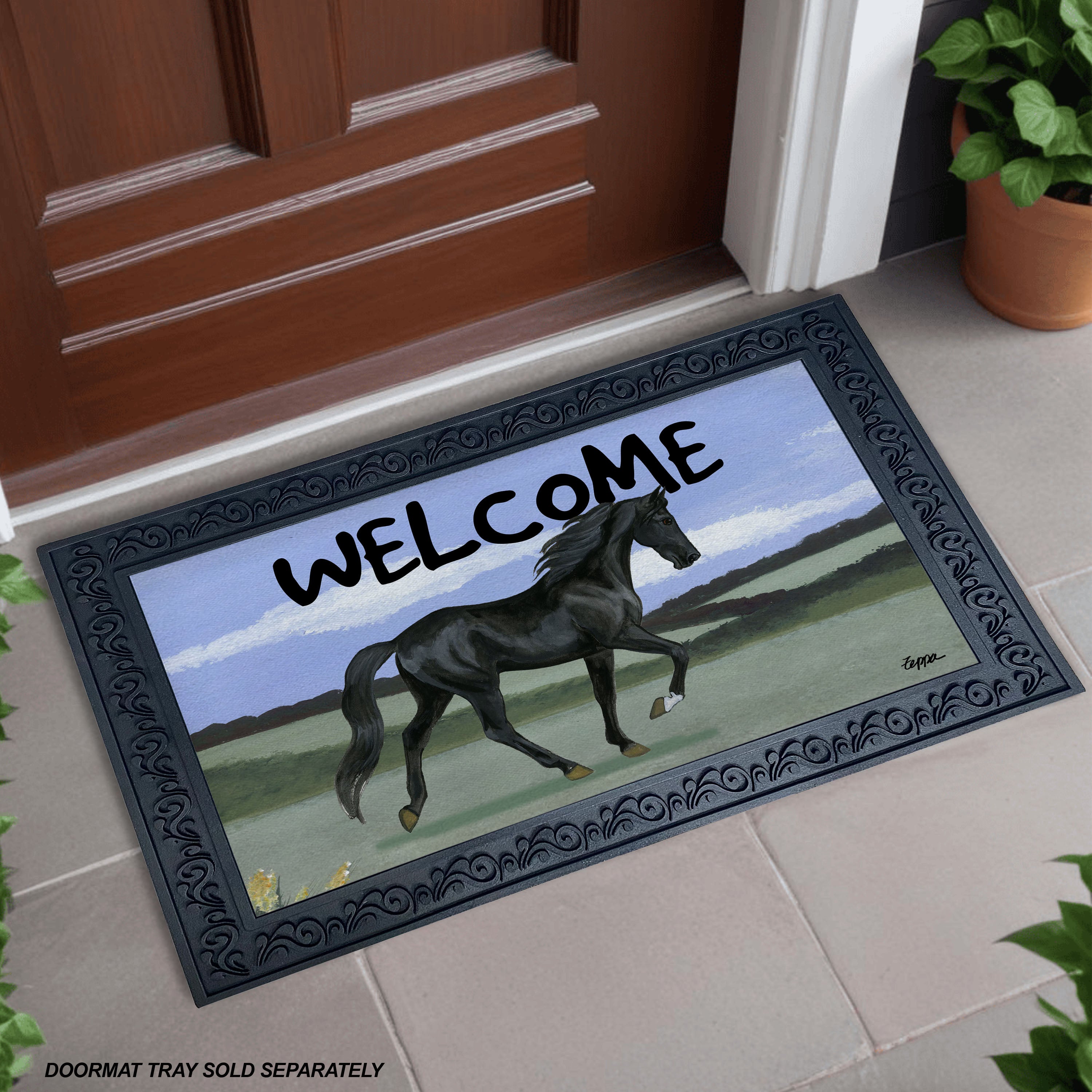 Tennessee Walking Horse Welcome Mat