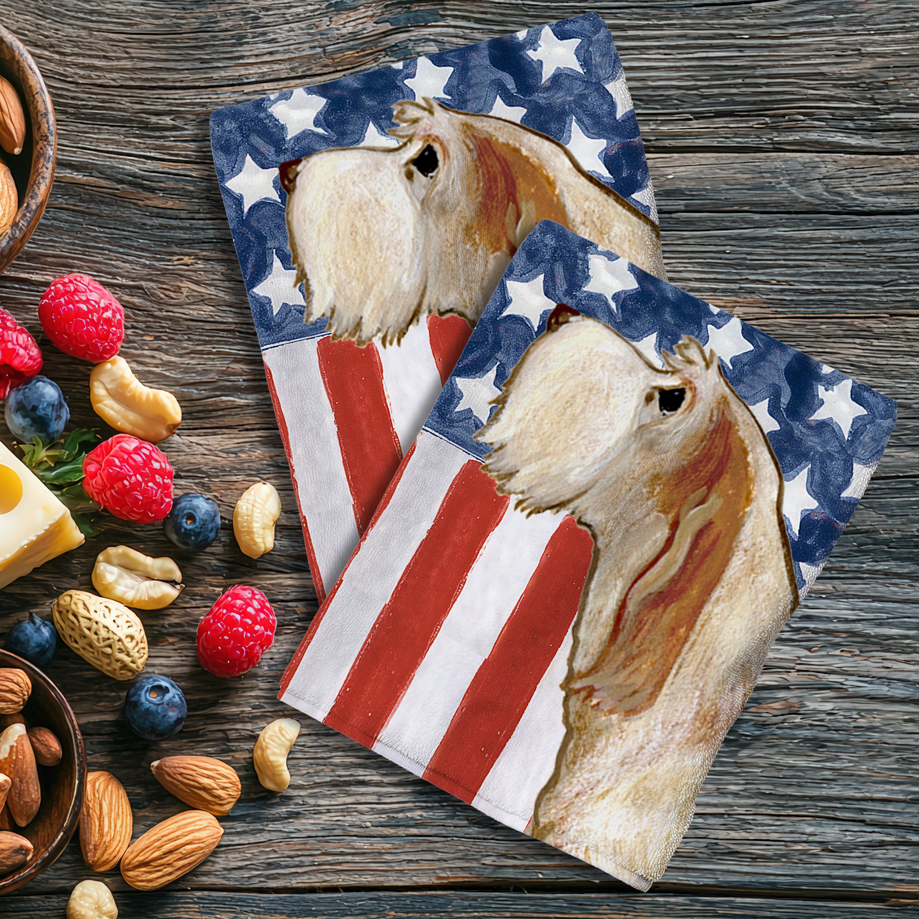 Red Italian Spinone Americana Kitchen Towel Set