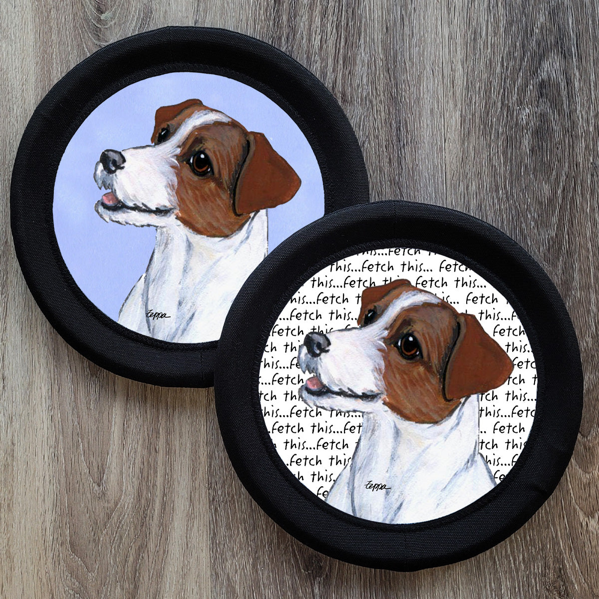 Jack Russell Terrier FotoFrisby Flying Disk Dog Toy