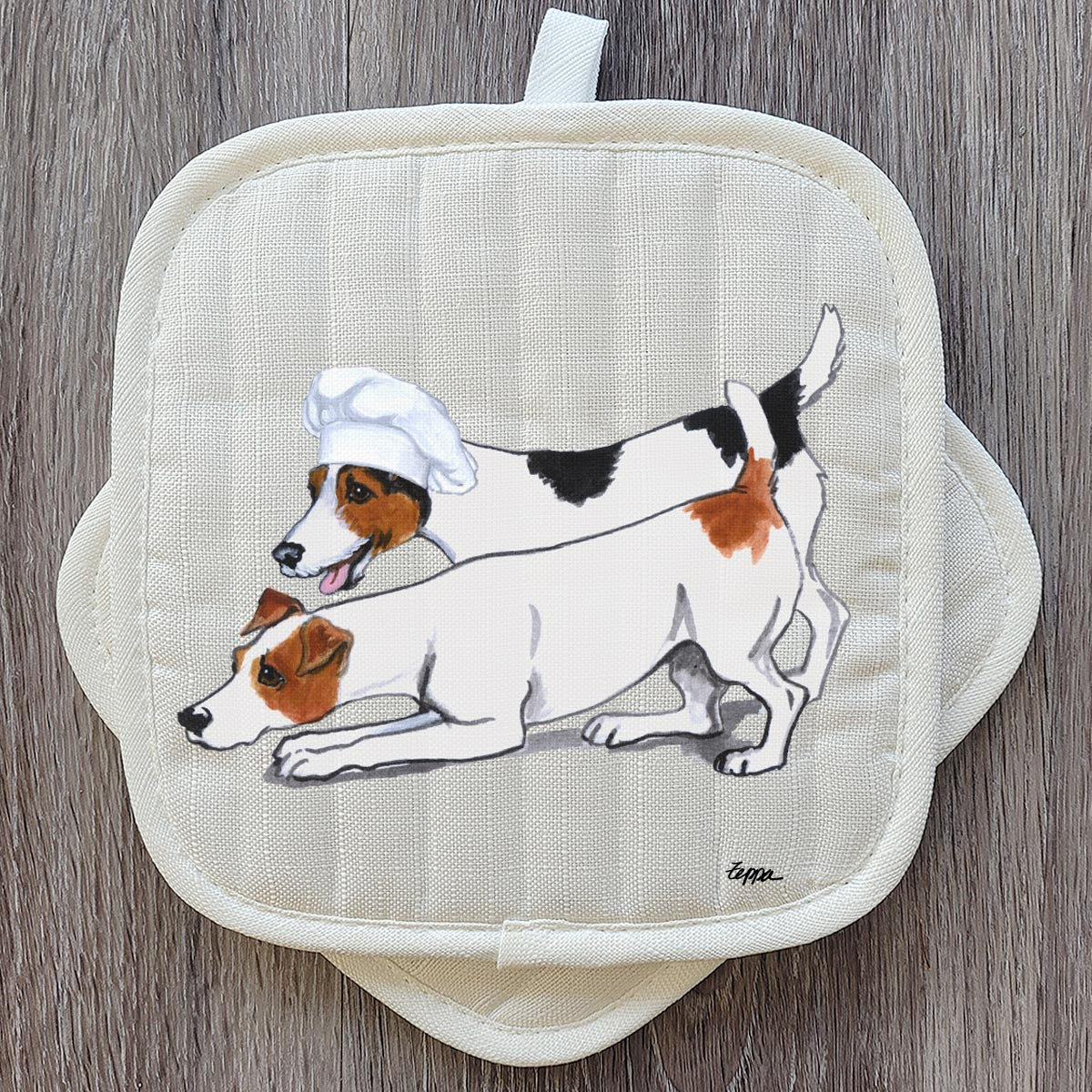 Jack Russell Terrier Pot Holder Set