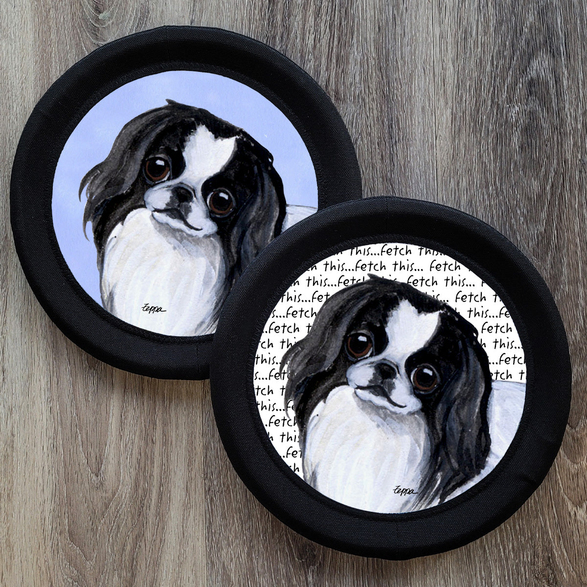 Japanese Chin FotoFrisby Flying Disk Dog Toy