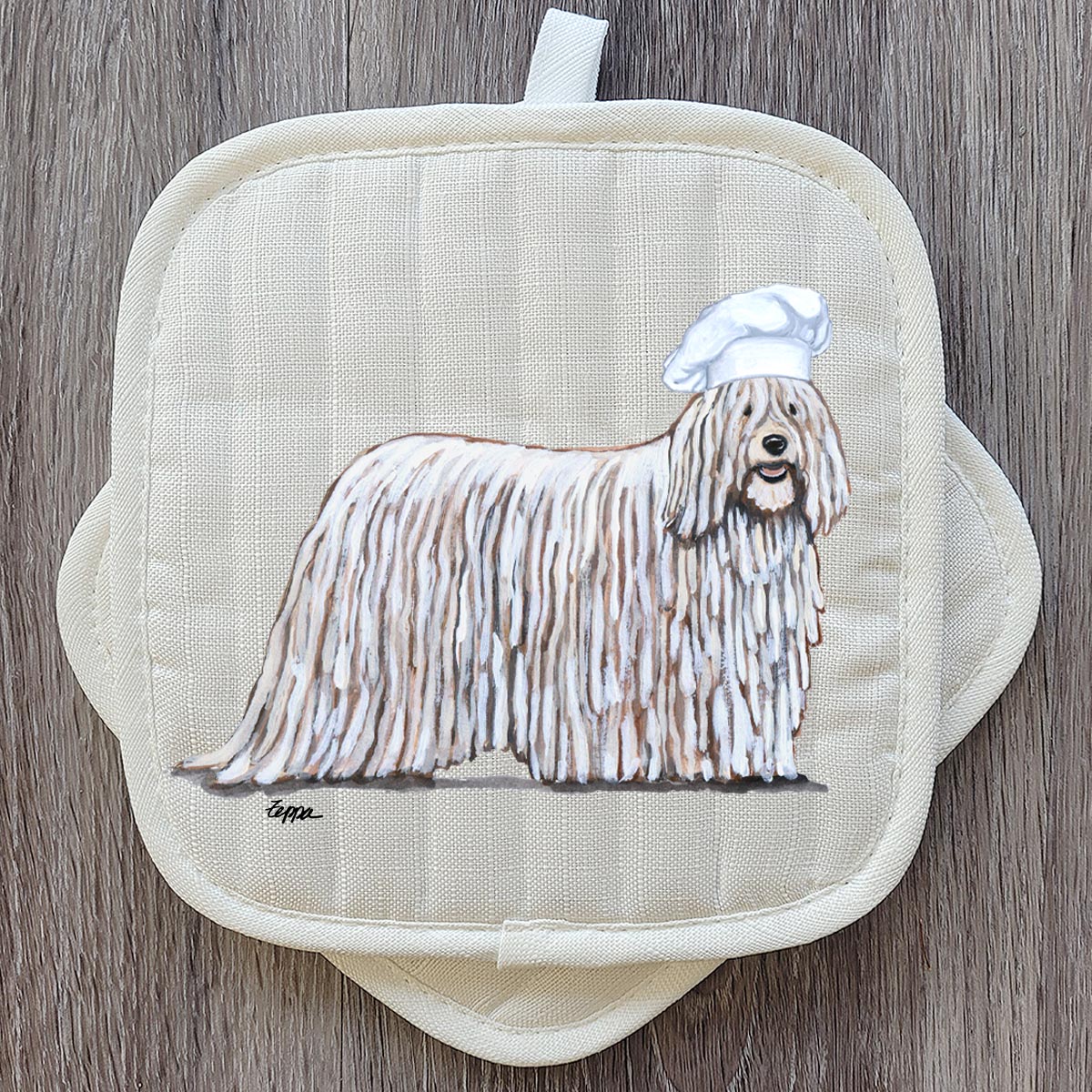 Komondor Pot Holder Set