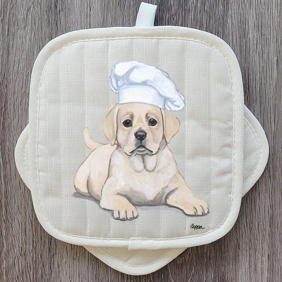 Labrador Retriever, Yellow Pot Holder Set