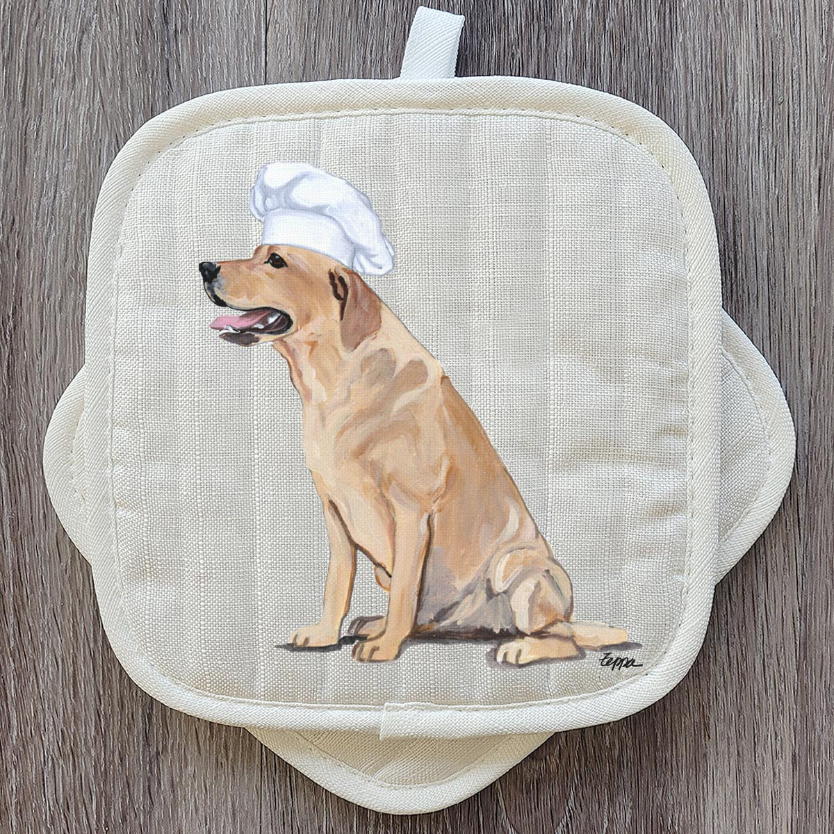 Labrador Retriever, Yellow Pot Holder Set