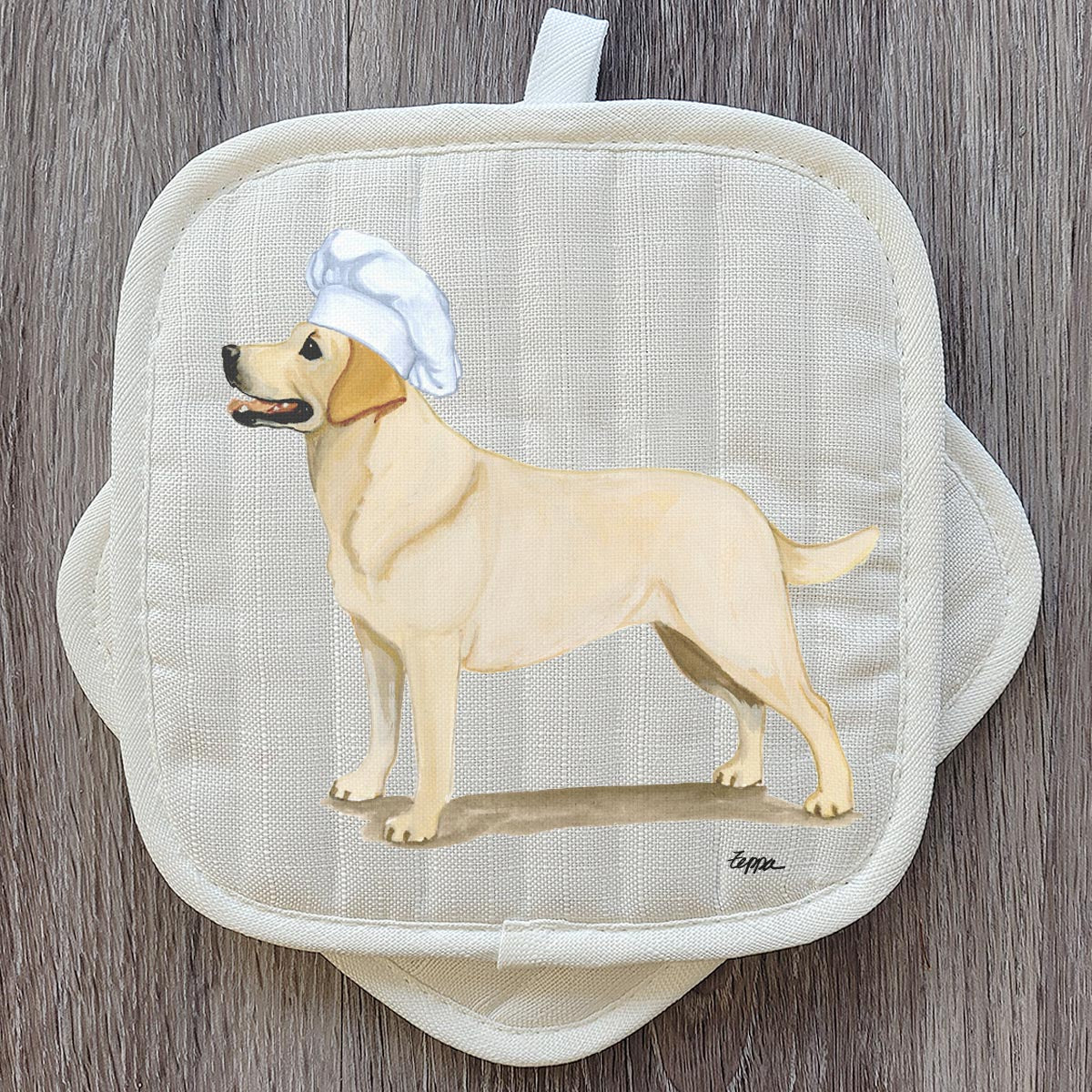 Labrador Retriever, Yellow Pot Holder Set