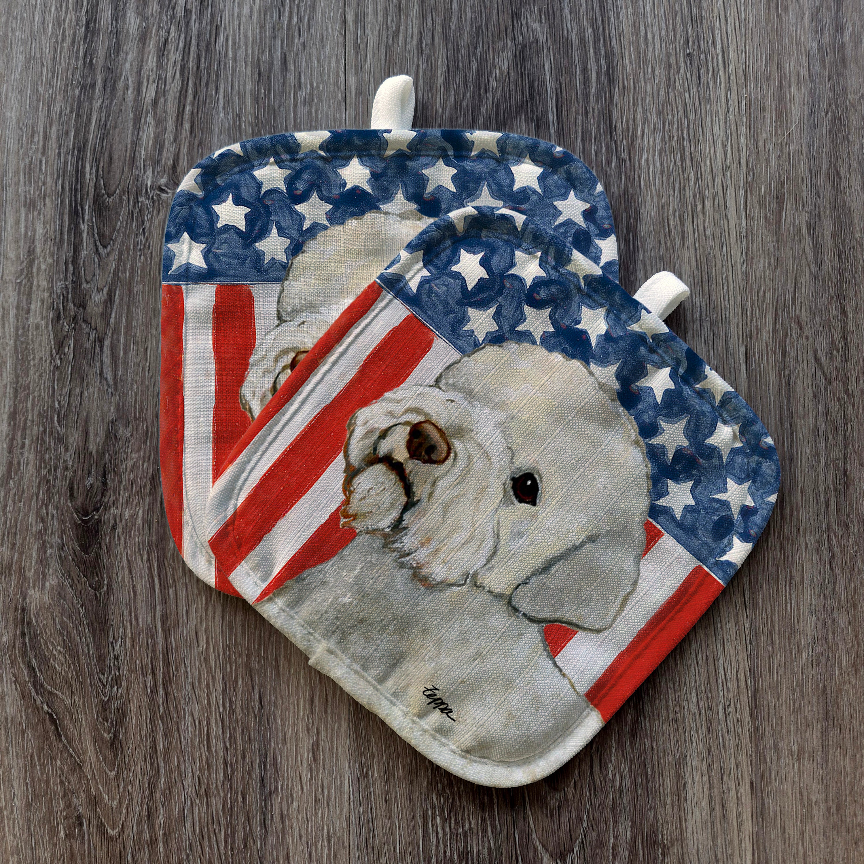 Lagotto Romagnolo Americana Pot Holders