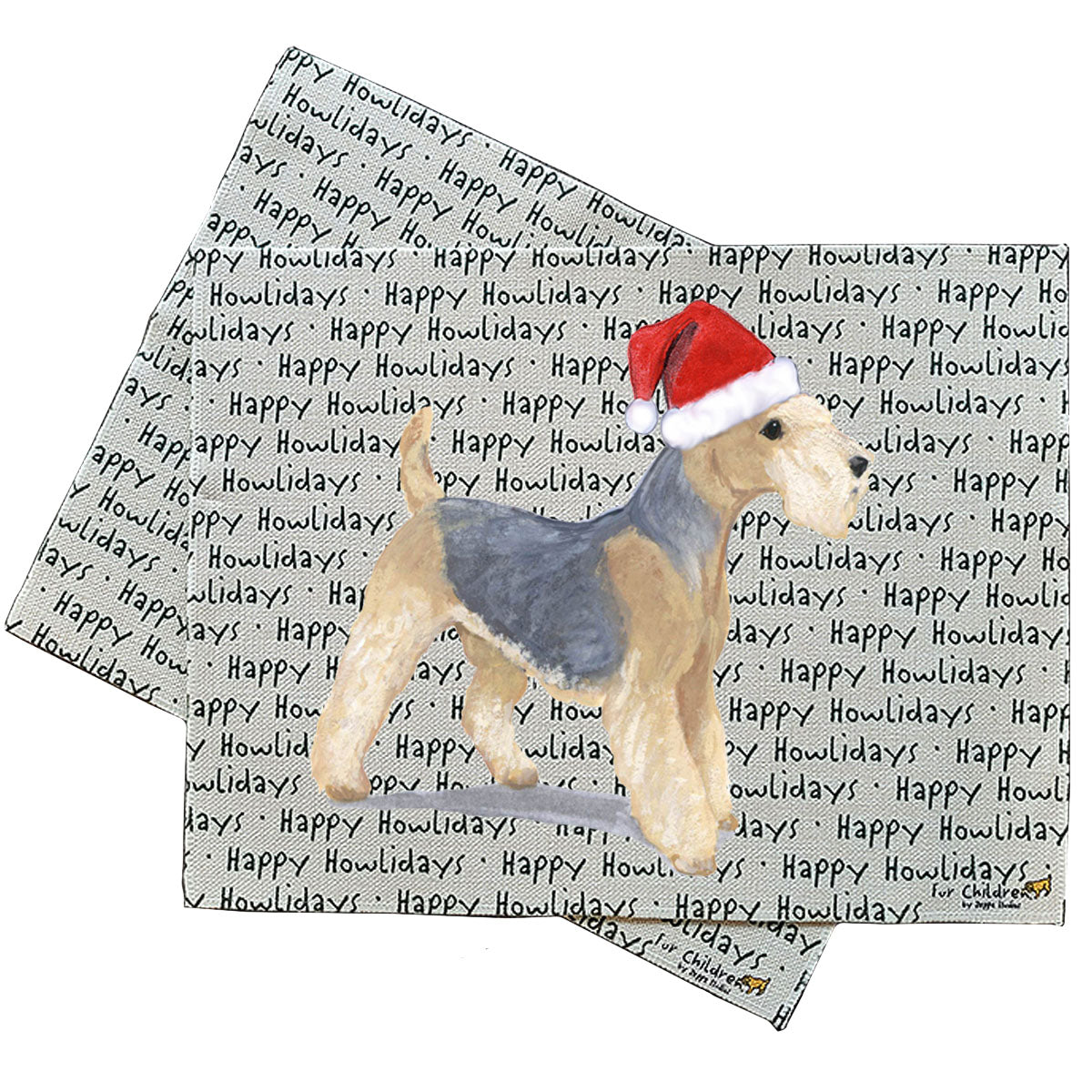 Lakeland Terrier Howliday Placemats