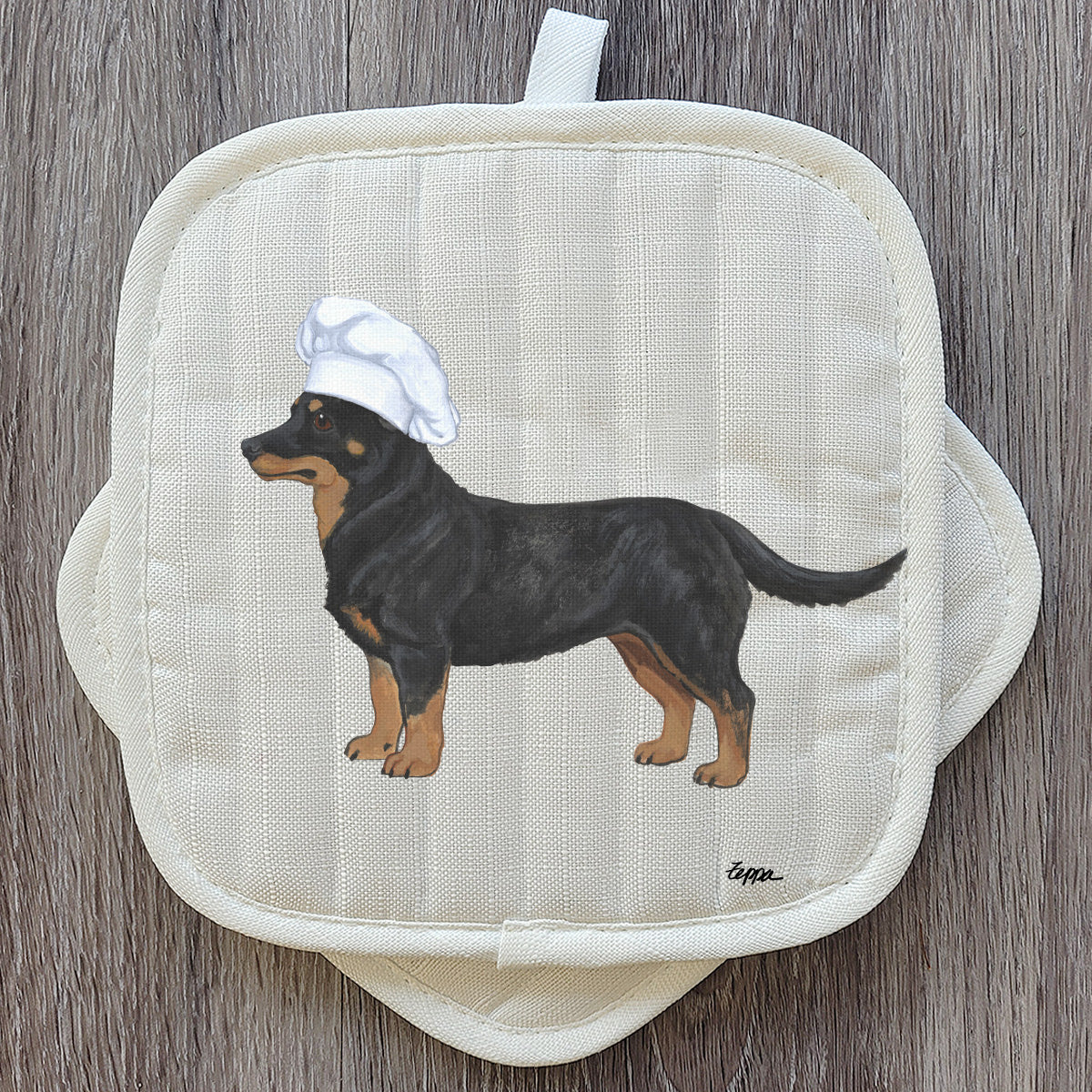 Lancashire Heeler Pot Holder Set