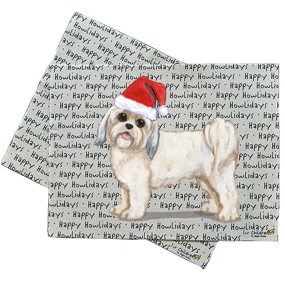 Lhasa Apso Howliday Placemats