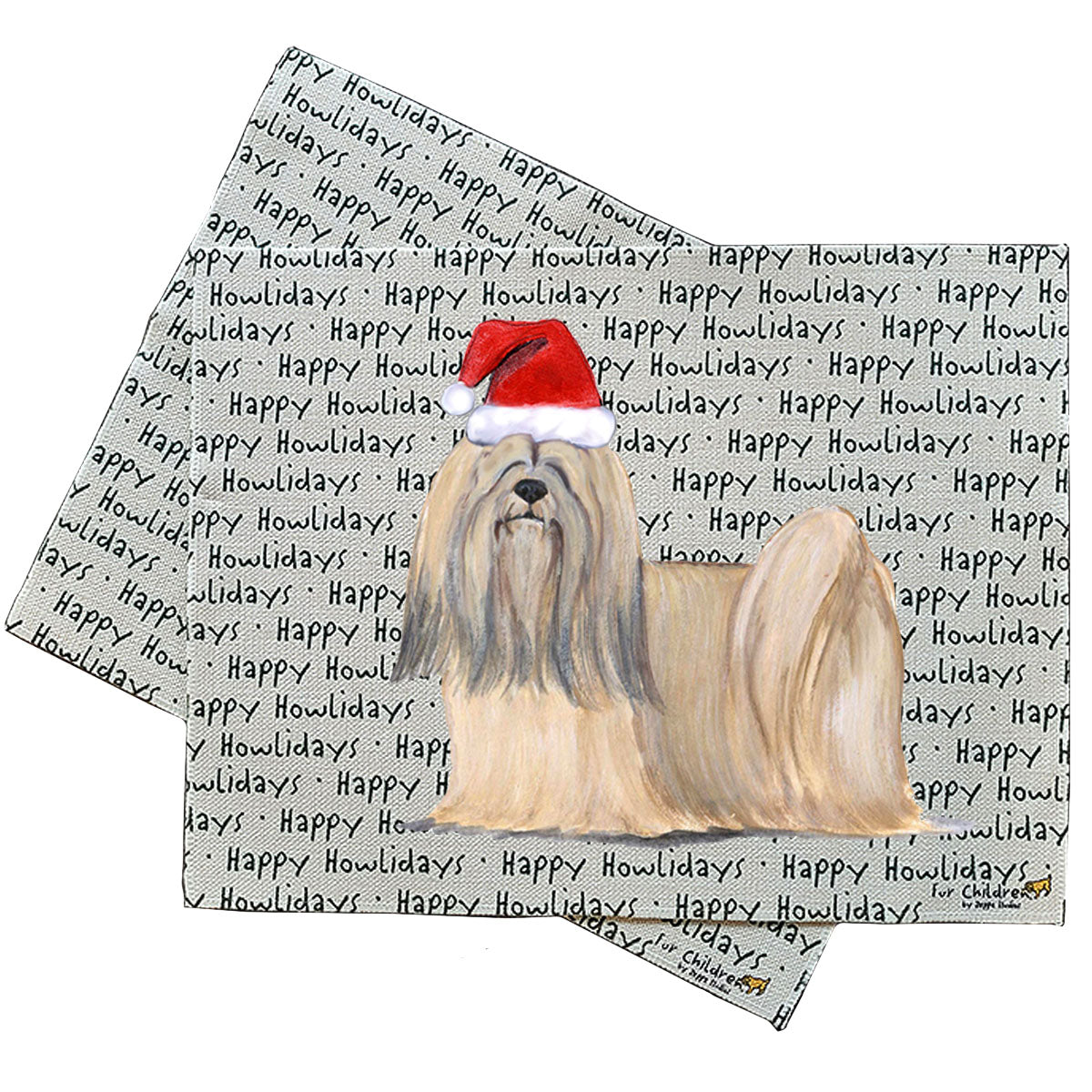 Lhasa Apso Howliday Placemats
