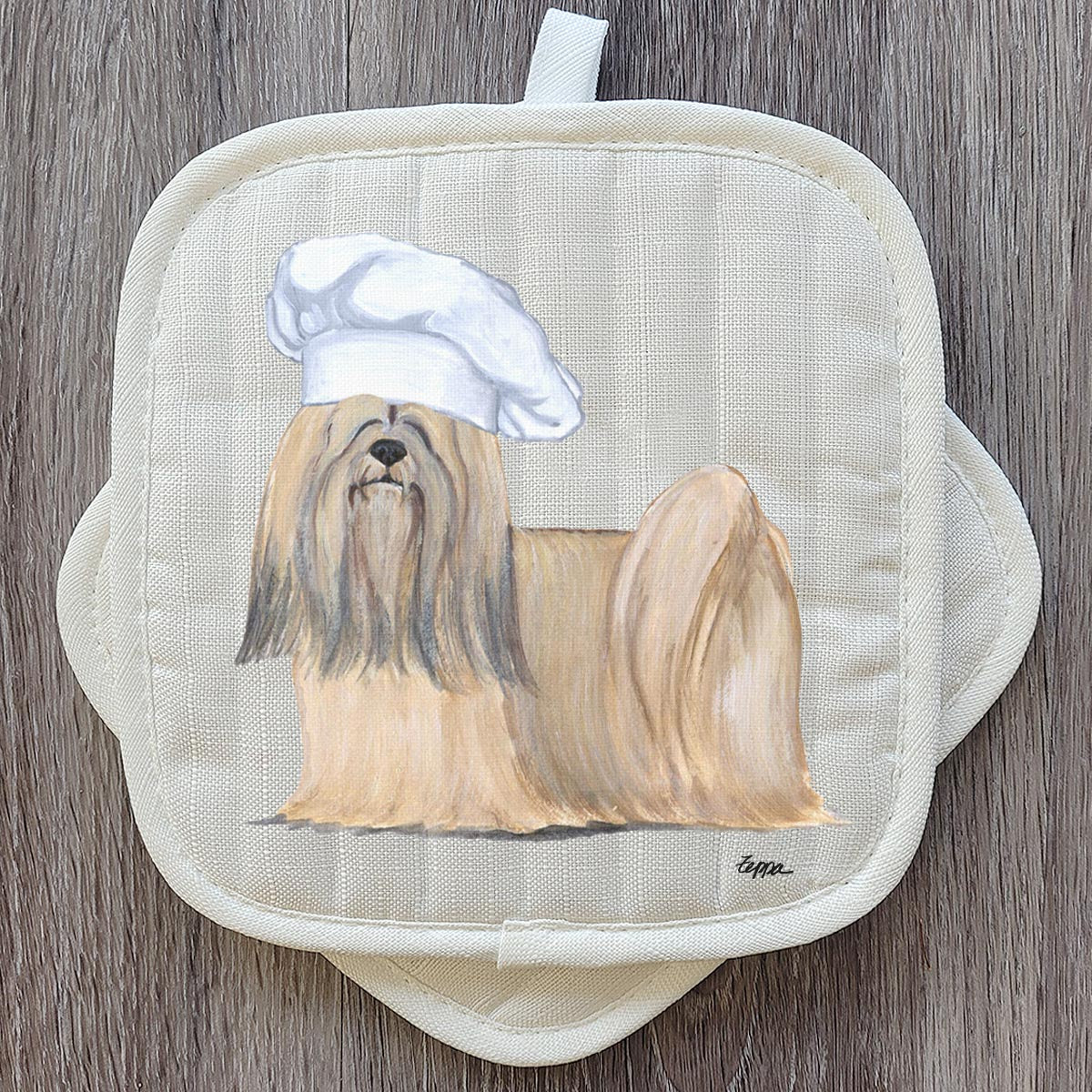 Lhasa Apso Pot Holder Set