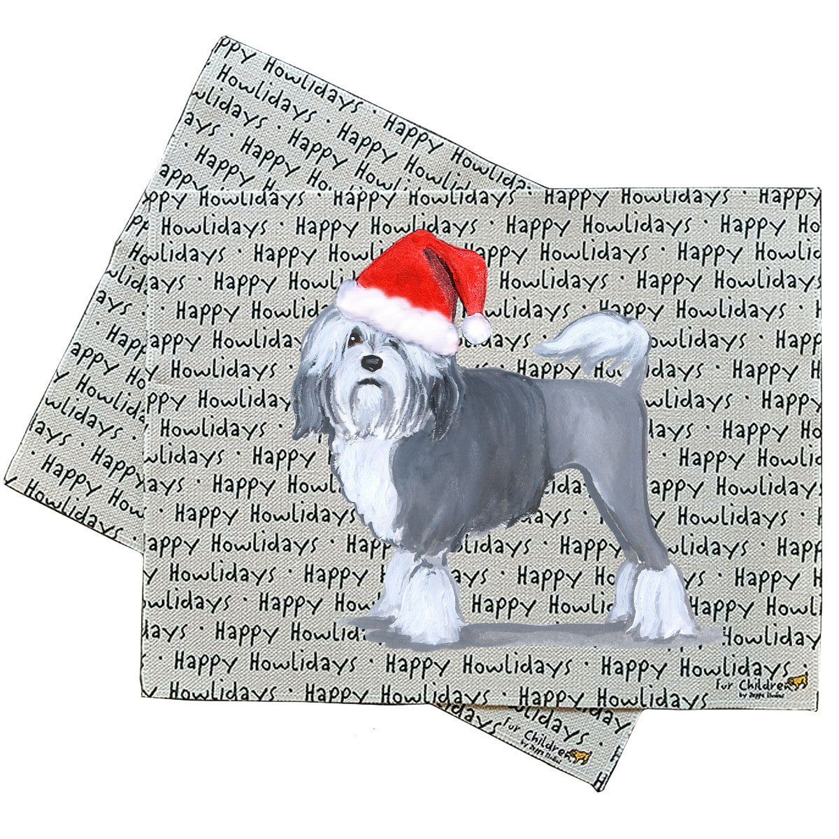 Lowchen Howliday Placemats