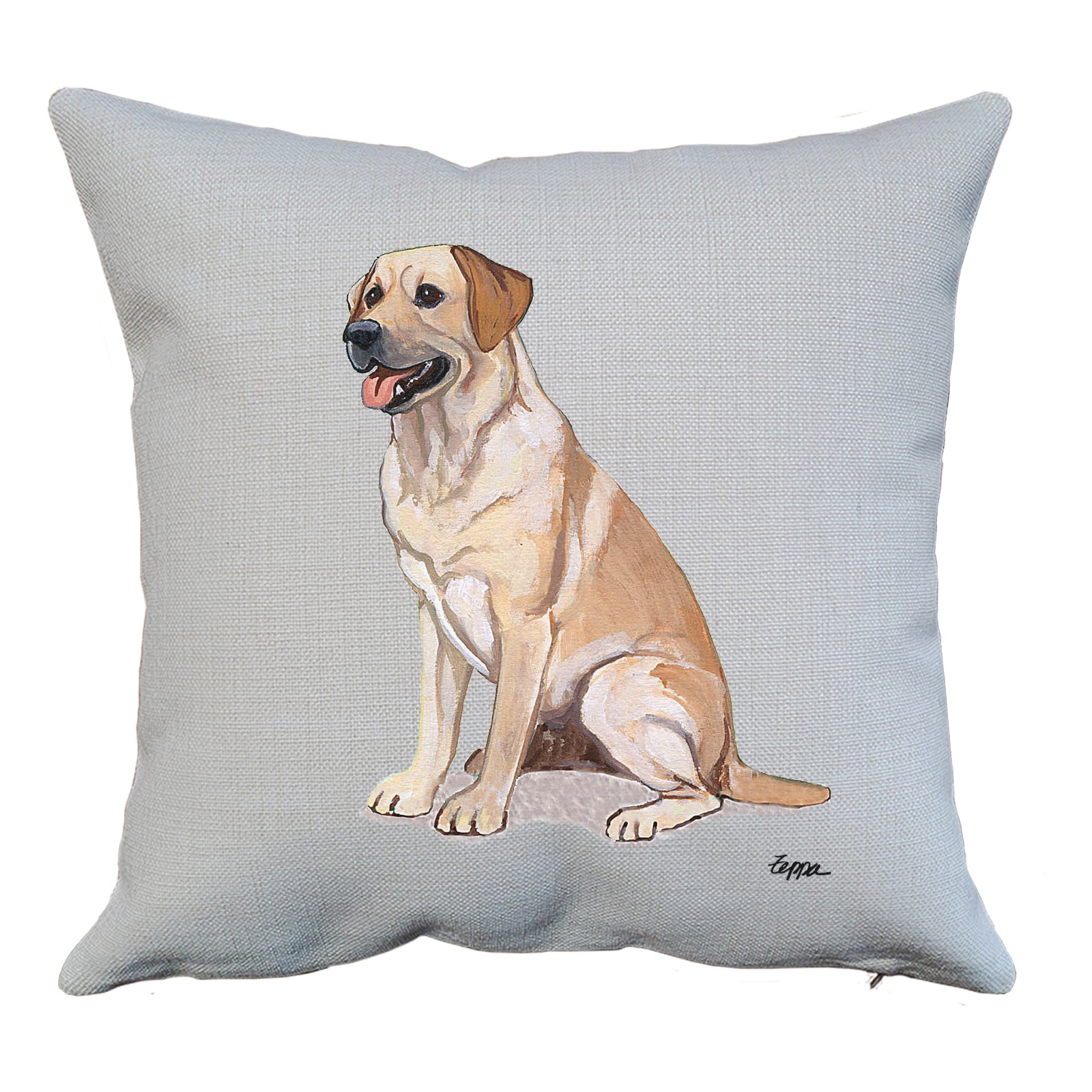 Yellow Lab Throw Pillow