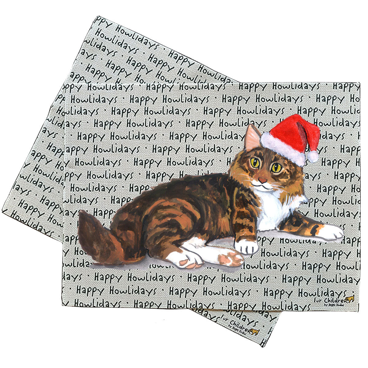 Maine Coon Cat  Howliday Placemats