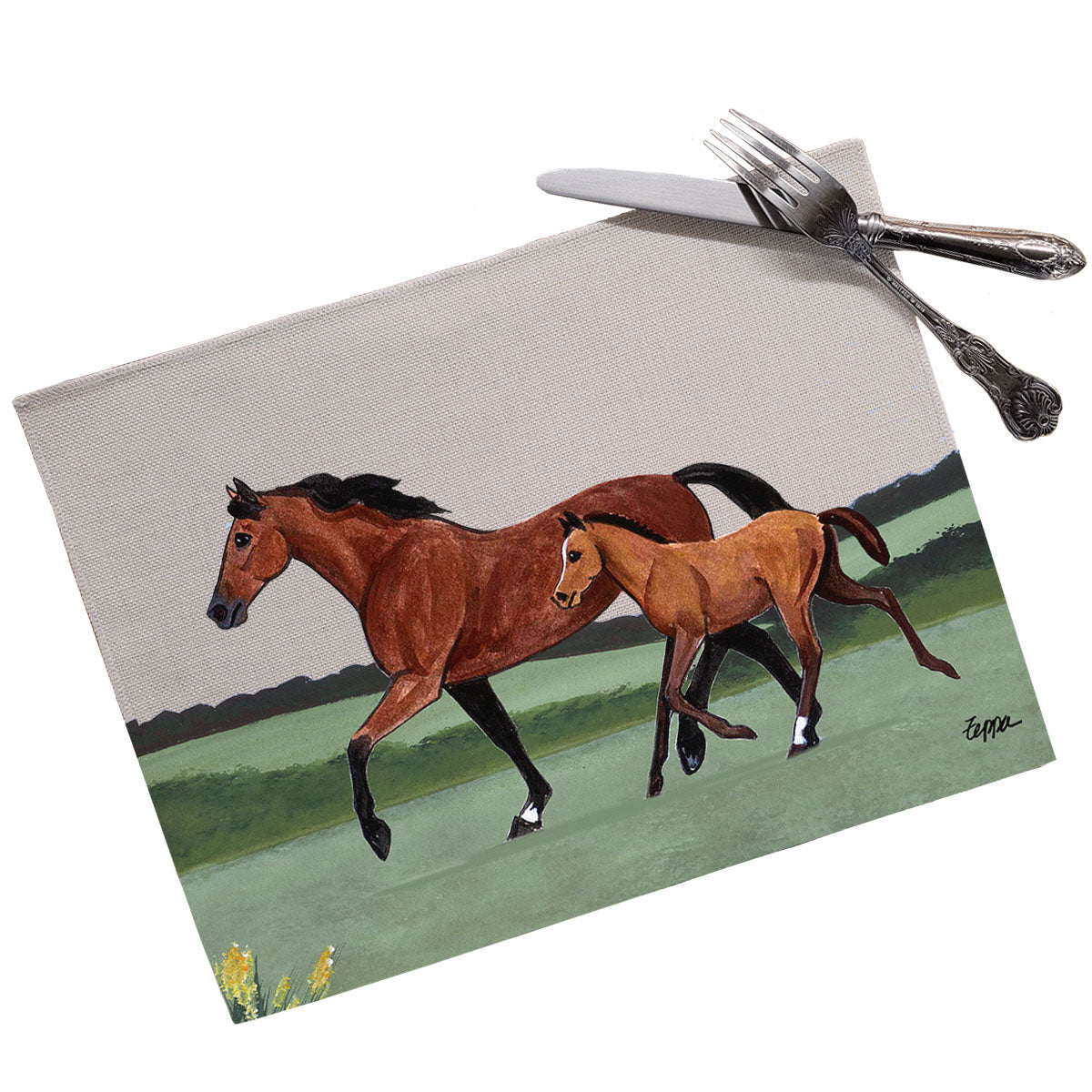 Mare & Foal Scenic Placemats