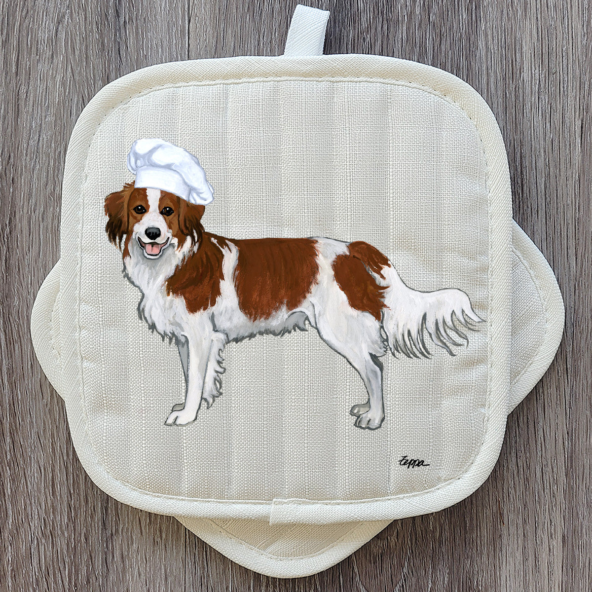 Nederlandse Kooikerhondje Pot Holder Set