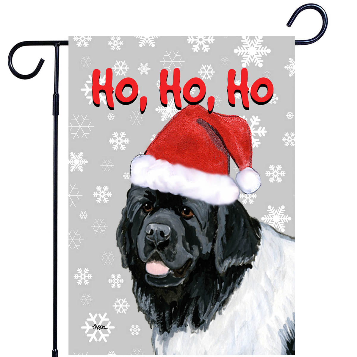 Newfoundland Ho Ho Ho Garden Flag