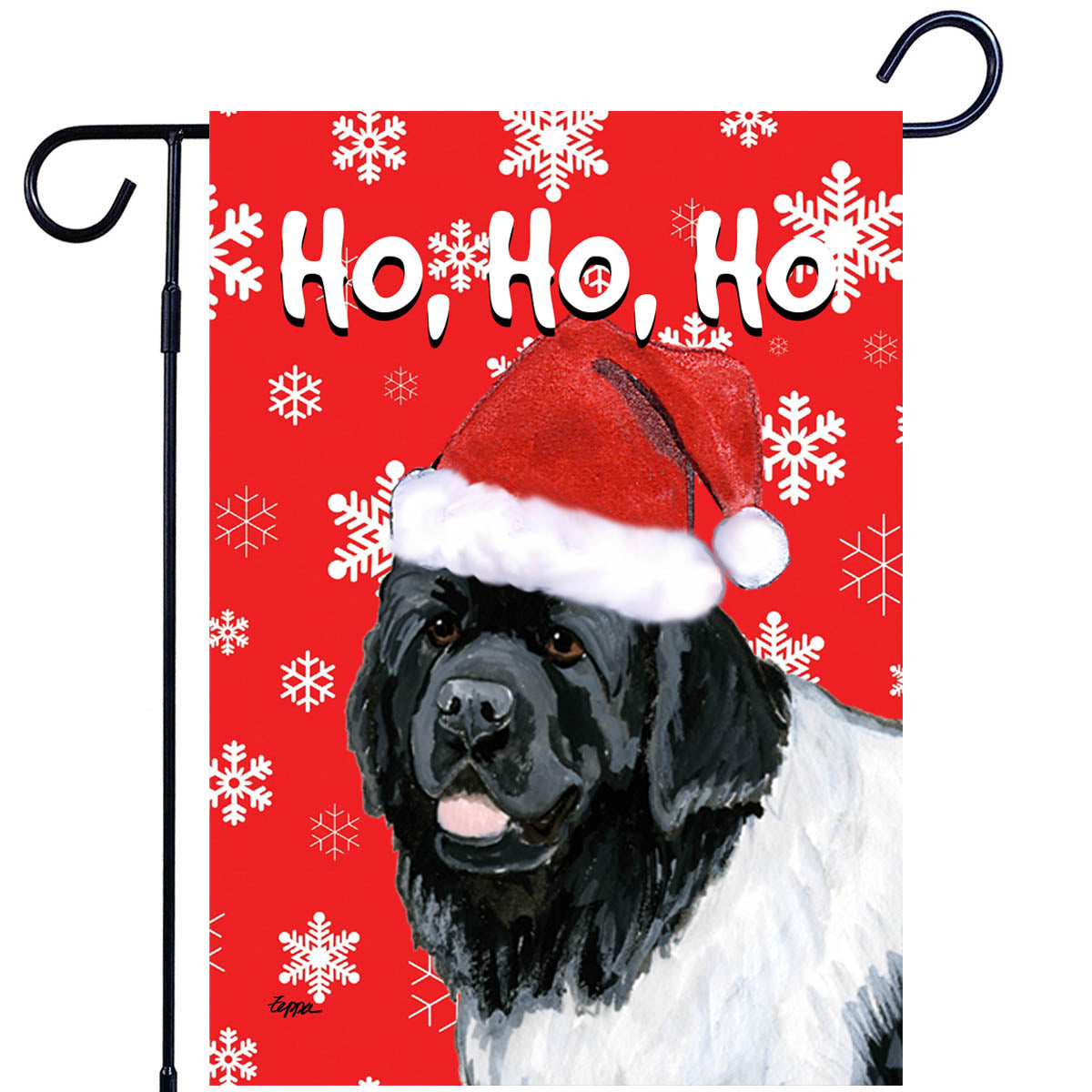 Newfoundland Ho Ho Ho Garden Flag