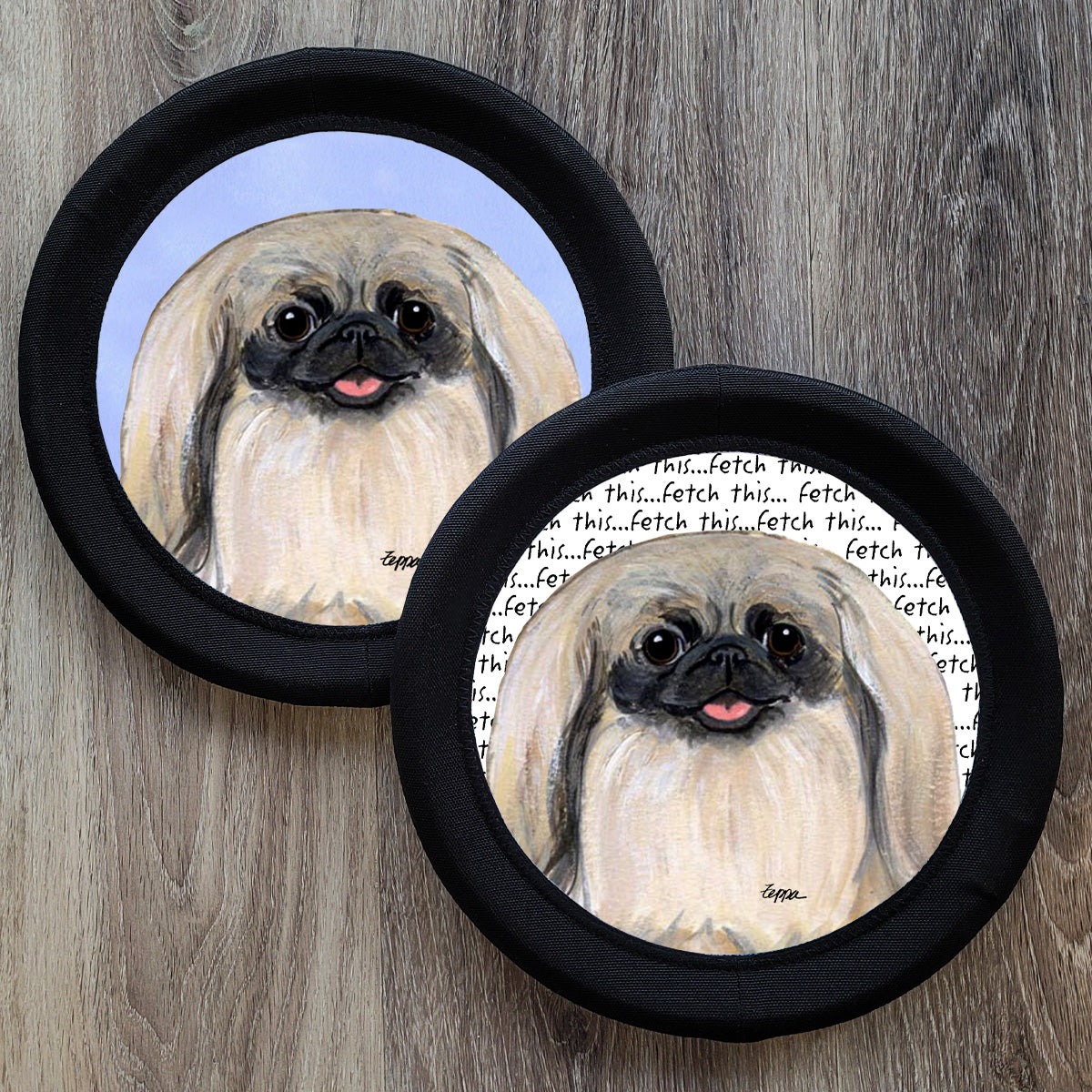 Pekingese FotoFrisby Flying Disk Dog Toy