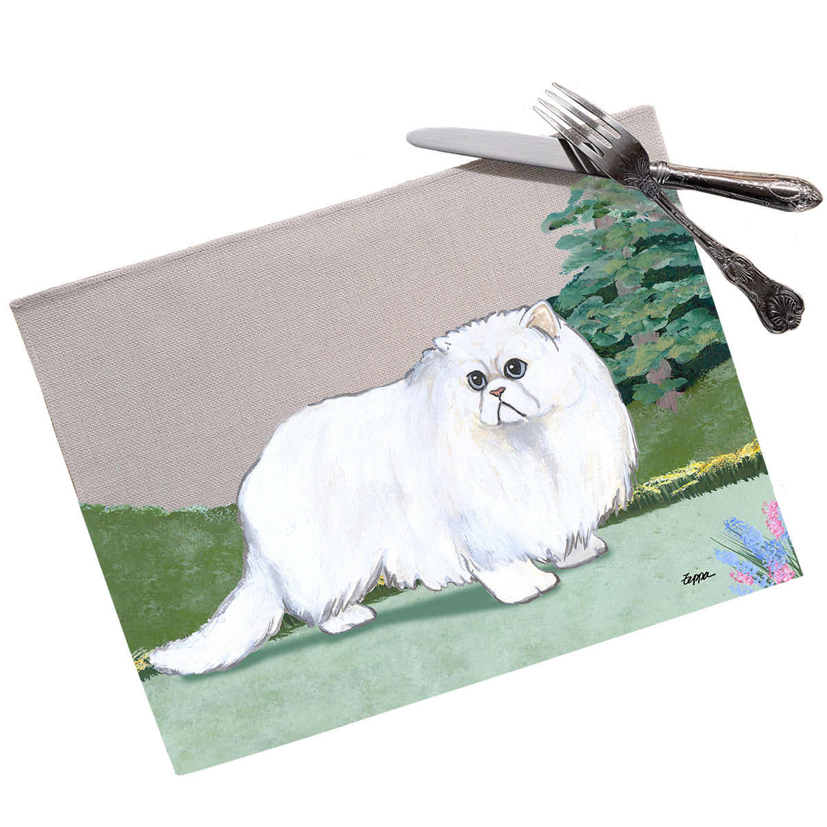 Persian Cat Scenic Placemats