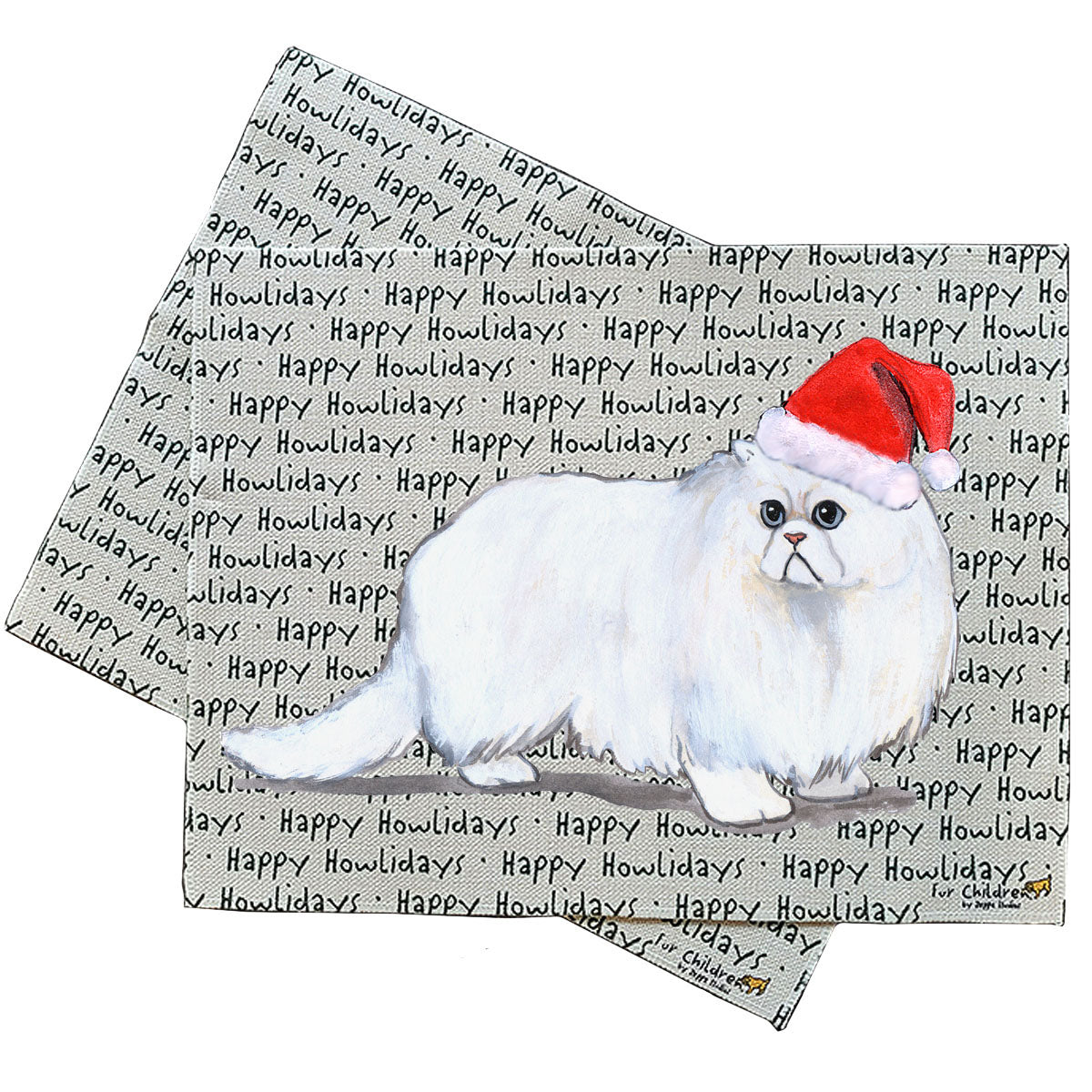Persian Cat Howliday Placemats