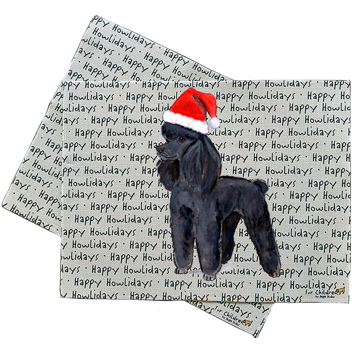 Poodle Howliday Placemats
