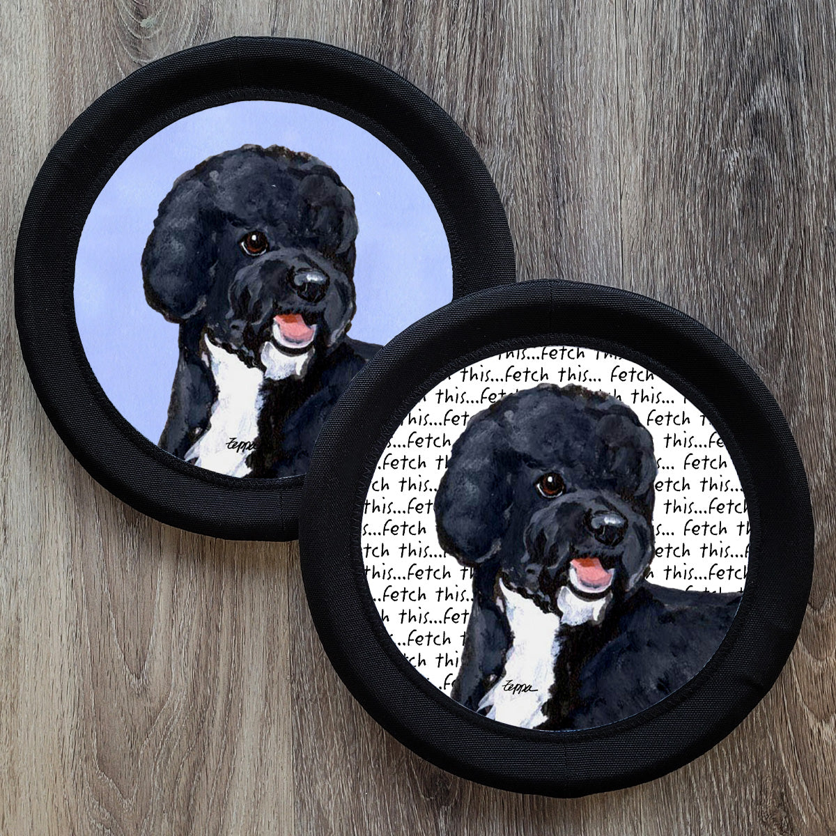 Portuguese Water Dog FotoFrisby Flying Disk Dog Toy
