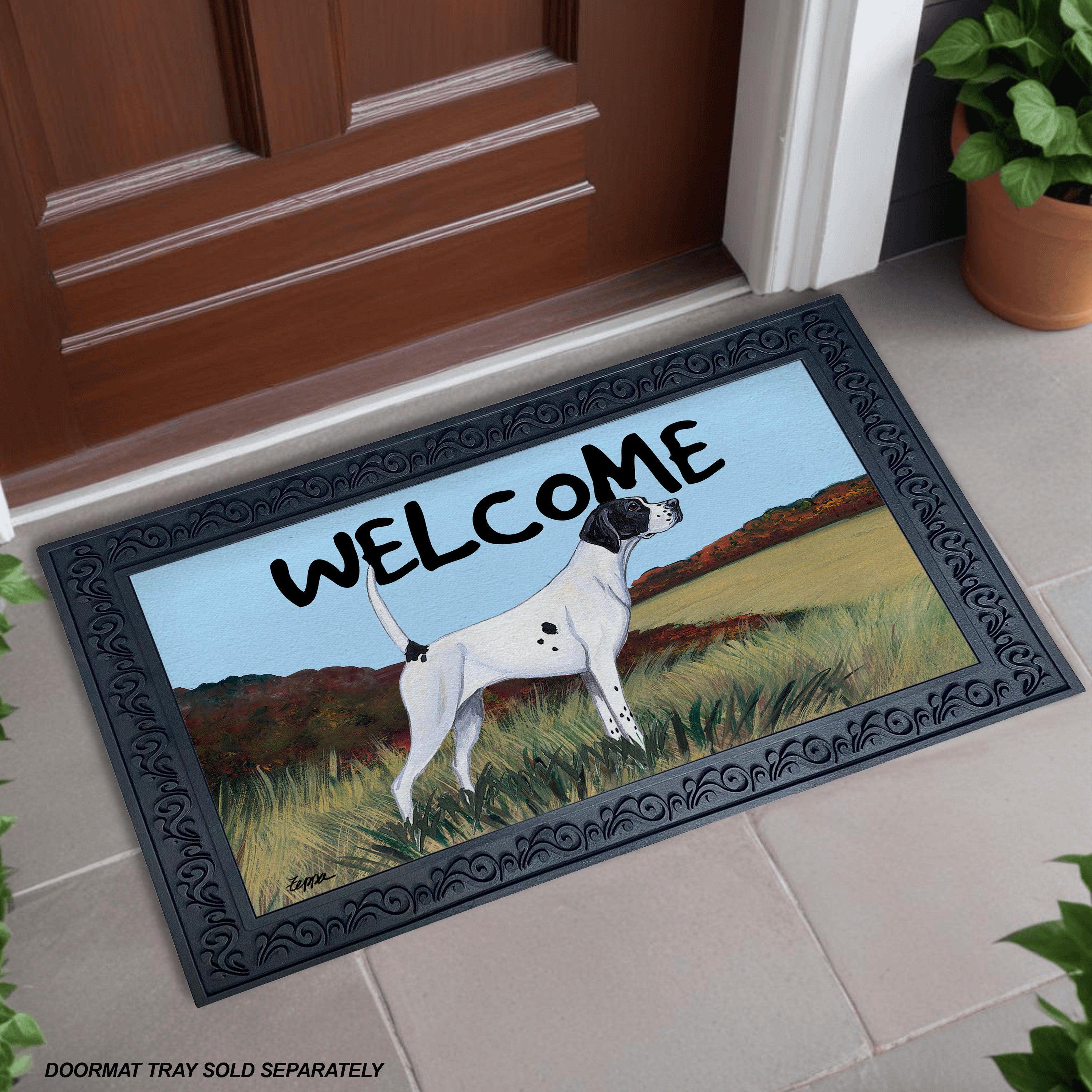 Pointer Field Scene Welcome Mat